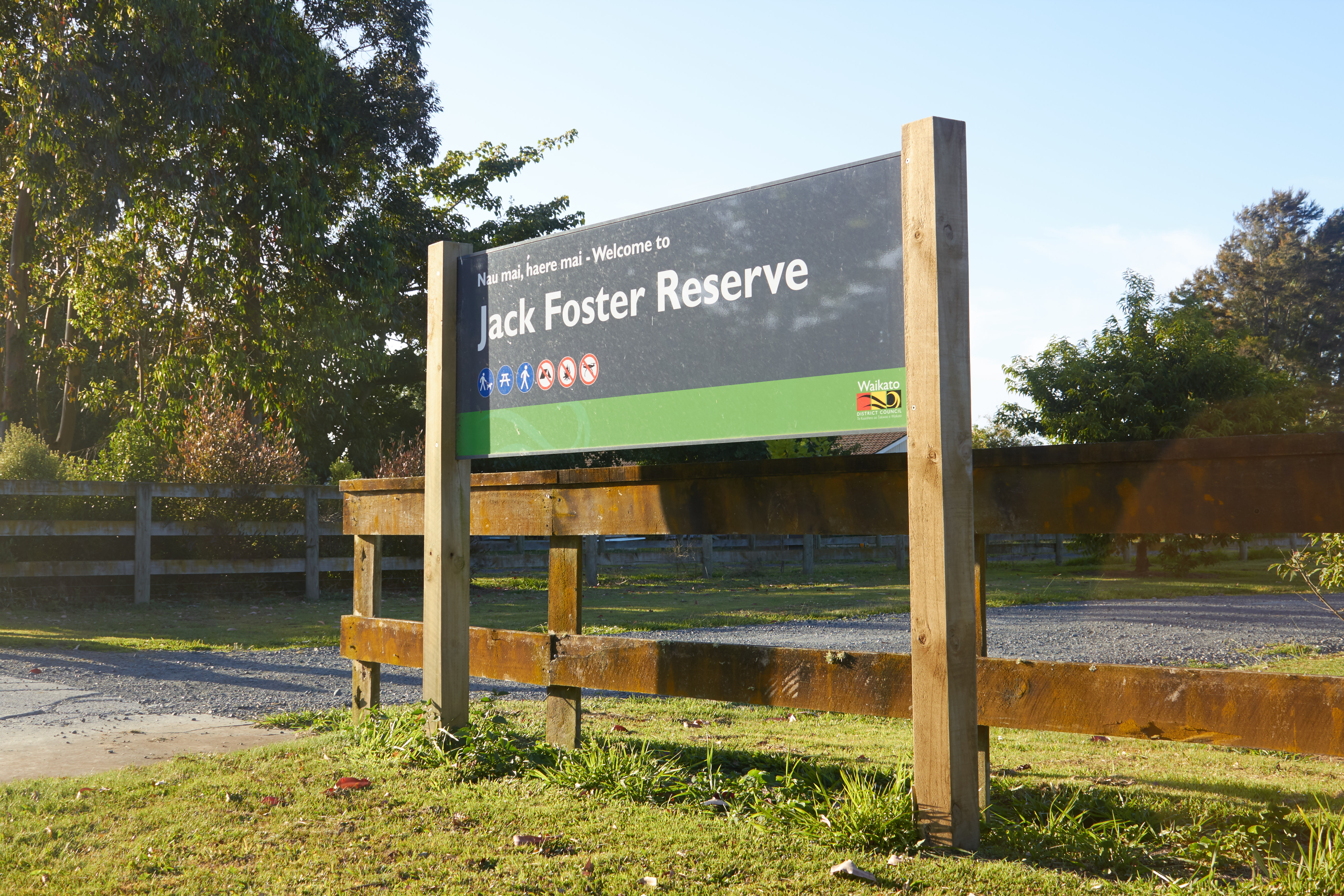 Jack Foster Reserve Sign