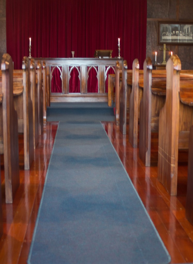 St David's interior, aisle up to Altar