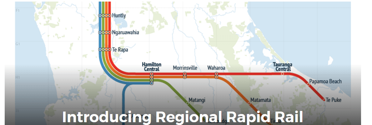 Auckland Regional Rapid rail including Matangi